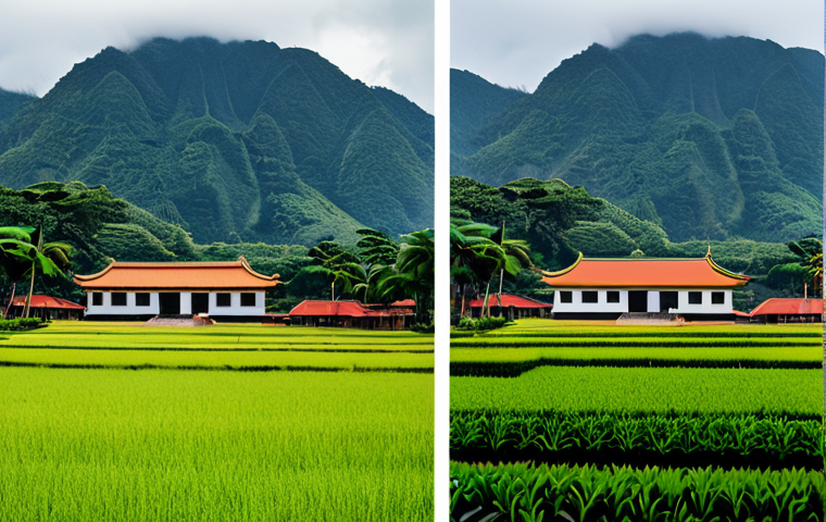 적도 기니와 중국의 경제 협력 - Here are three detailed image prompts for Stable Diffusion, capturing the essence of the transformat...